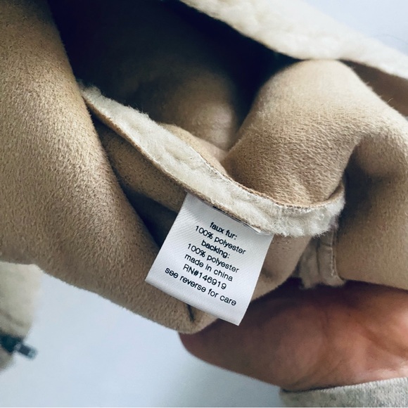 Elizabeth and James Cream Teddy Sherpa Jacket - Picture 11 of 11